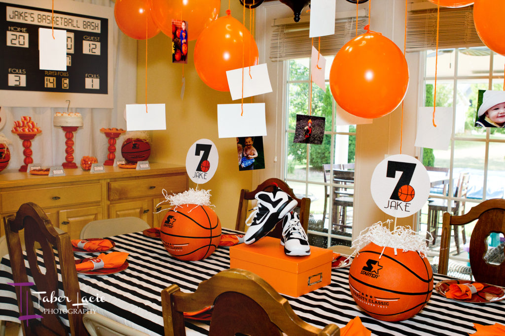 basketball-party-set-up